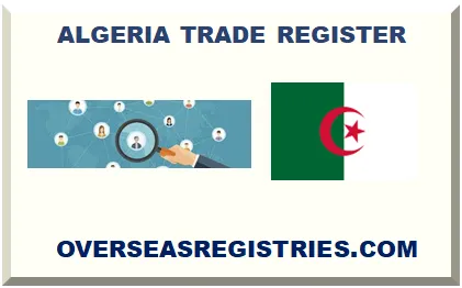 ALGERIA TRADE REGISTER