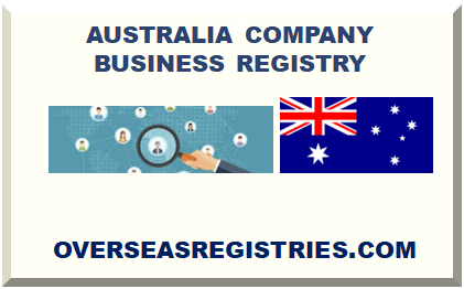 AUSTRALIA COMPANY BUSINESS REGISTRY 2023