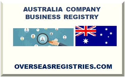 AUSTRALIA COMPANY BUSINESS REGISTRY 2025