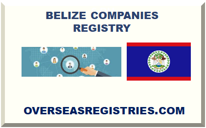 BELIZE COMPANIES REGISTRY 2023