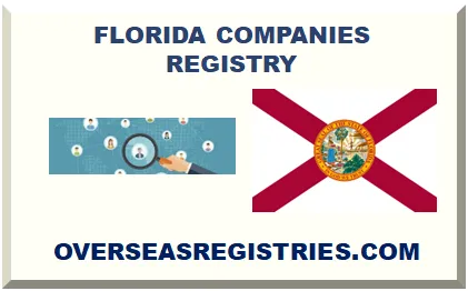 FLORIDA COMPANIES REGISTRY 2025