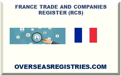 FRANCE TRADE AND COMPANIES REGISTER (RCS) 2025