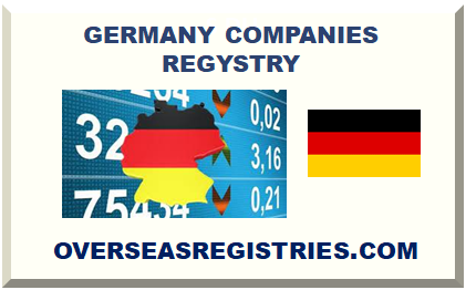 GERMANY COMPANIES REGYSTRY 2023