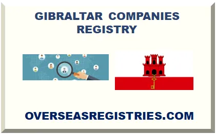 GIBRALTAR COMPANIES REGISTRY 2025