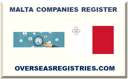 MALTA COMPANIES REGISTER 2025