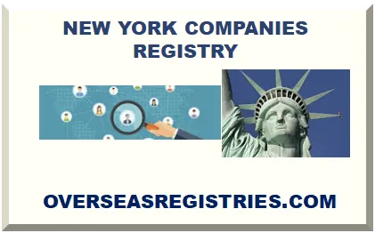 NEW YORK COMPANIES REGISTRY 2025