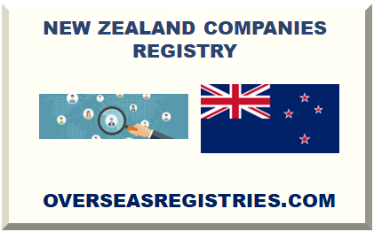NEW ZEALAND COMPANIES REGISTRY 2024