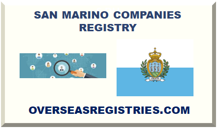 SAN MARINO COMPANIES REGISTRY 2024