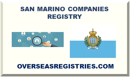 SAN MARINO COMPANIES REGISTRY 2025