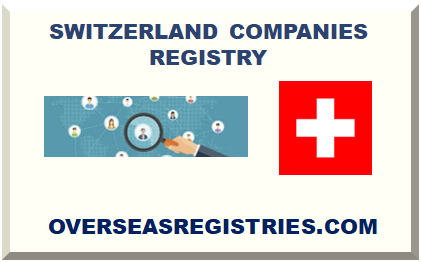 SWITZERLAND COMPANIES REGISTRY 2022 2023