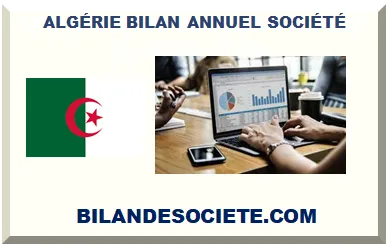 ALGÉRIE BILAN ANNUEL SOCIÉTÉ