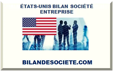 ÉTATS-UNIS BILAN SOCIÉTÉ ENTREPRISE