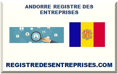 ANDORRE REGISTRE DES ENTREPRISES 2025